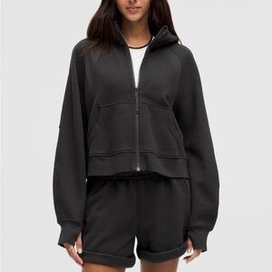 Scuba oversized full zip hoodie